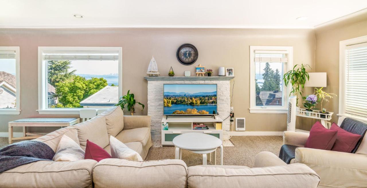 Вилла Sunrise On Lake Washington Сиэтл Экстерьер фото